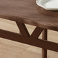 Nordic Wood Dining Table Dining Rectangle Table with Metal Legs Clearhalo 'Dining Tables & Seating' 'Dining Tables' 'dining_table' 'furn' 'furn_dining_table' 'Furniture' 'Kitchen & Dining Furniture' 1200x1200_1dc1fc02-3d42-47cb-91cd-94c4a977a0d1