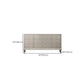 Contemporary Horizontal Double Dresser White/Silver Dresser with Storage for Home