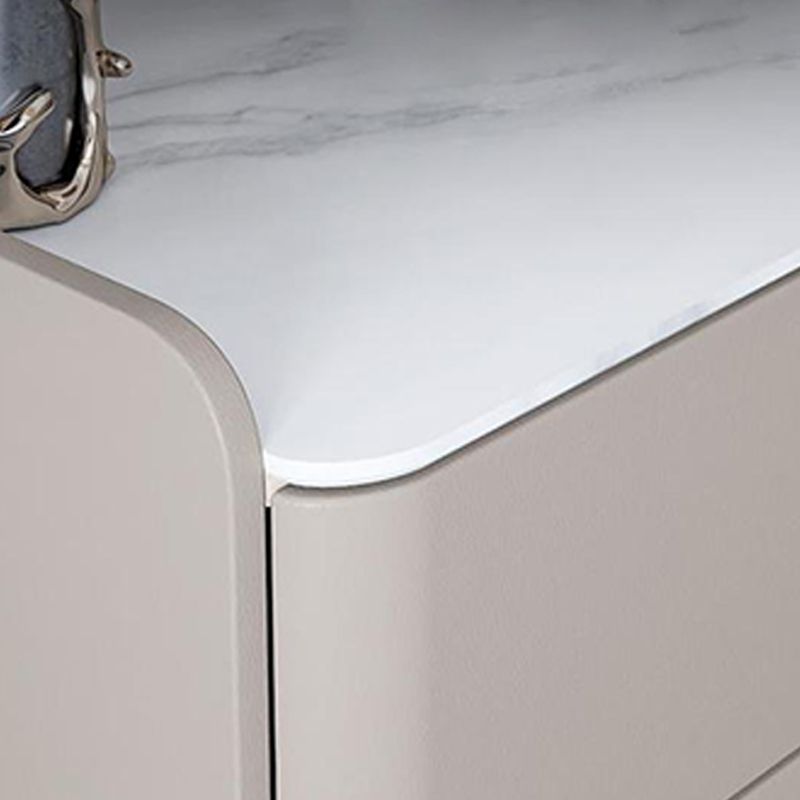 23,62 "h x 15,74" l contemporanea accento di legno con cassetti