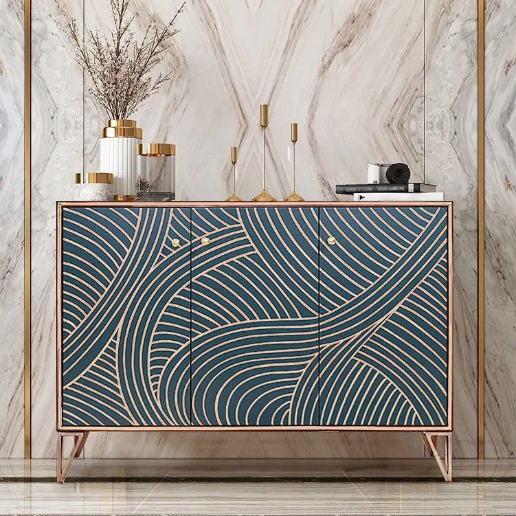 Sala da pranzo glam buffet server server legno buffet server con archiviazione