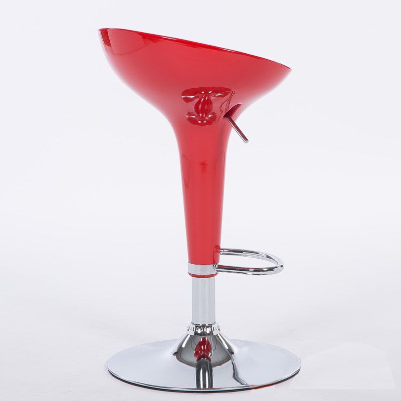 Tabouret de comptoir arrière en plastique en plastique en plastique en plastique avec repose-pieds pour barre