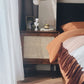 Mesa de acento de madera contemporánea Noche 23.6 "Cama de altura Nightsand