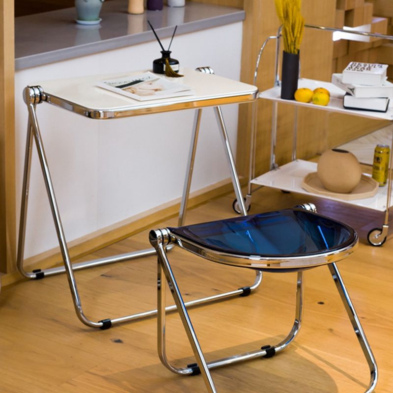 Modern Style Dining Chair Plastic Folding Side Chair for Dining Room Clearhalo 'Dining Chairs' 'Dining Tables & Seating' 'dining_chair' 'furn' 'furn_dining_chair' 'Furniture' 'Kitchen & Dining Furniture' 1200x1200_1dc73751-7221-4ba6-aa4b-28a596fb33c3