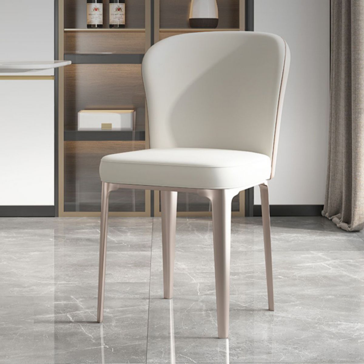 Ensemble de table à manger ronde moderne 1/2/5/9 pièces avec plateau en pierre frittée