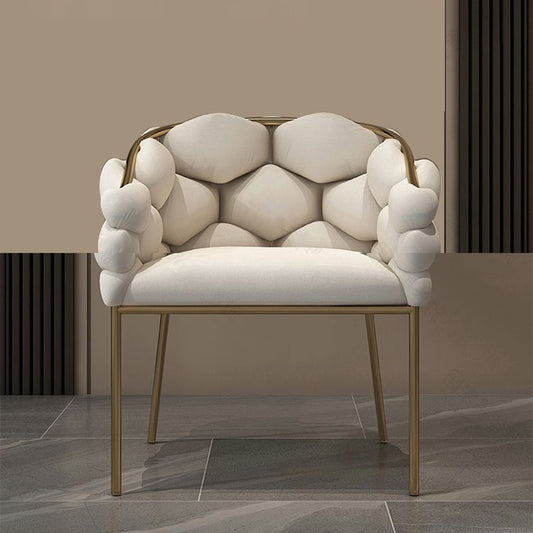 Chaise de salle à manger en velours glamour