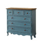 6 - Drawer Wooden Chest, Contemporary Rectangle Accent Chest