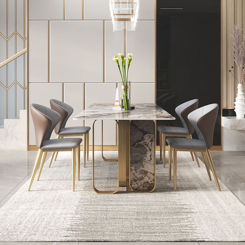 Scandinavian Style 1/3/4/5/6/7/8/9 Pieces Furniture Rectangle Sintered Stone Dining Set Clearhalo 'Dining Room Sets' 'Dining Tables & Seating' 'dining_room_set' 'furn' 'furn_dining_room_set' 'Furniture' 'furniture_dining_room_set' 'Kitchen & Dining Furniture' 'kitchen&dining_furn' 'kitchen' 1200x1200_1dca7a3c-7264-4f18-a70c-90dbb4e34c40