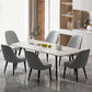 Modern 1/5/7 Pieces Dining Set Rectangle Stone Dining Table for Kitchen Dining Room Clearhalo 'Dining Room Sets' 'Dining Tables & Seating' 'dining_room_set' 'furn' 'furn_dining_room_set' 'Furniture' 'Kitchen & Dining Furniture' 1200x1200_1dcbdfb3-0275-486d-a499-be2fafb30915