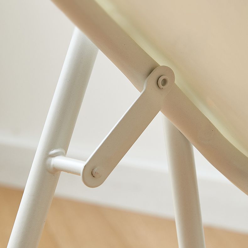 Modern Indoor-Outdoor Chair Metal Home Folding Open Back Dining Side Chair Clearhalo ' kitchen&dining_furn' 'Dining Chairs' 'Dining Tables & Seating' 'dining_chair' 'furn' 'furn_dining_chair' 'Furniture' 'furniture_dining_chair' 'Kitchen & Dining Furniture' 'kitchen' 1200x1200_1dce9a7e-d193-4018-a18c-b152475fa183