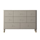Contemporary Horizontal Double Dresser Storage Dresser with Drawers for Home Clearhalo 'Bedroom Furniture' 'Dressers & Chests' 'dressers_chests' 'furn' 'furn_dressers_chests' 'Furniture' 1200x1200_1dcf43e9-970e-4dc8-8b65-fea2bbf4ac39
