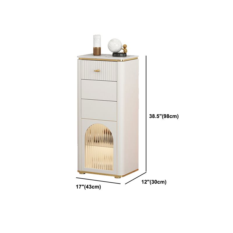 1/2 laden Combo Dressoir Moderne opbergkast voor slaapkamer met sensorlicht