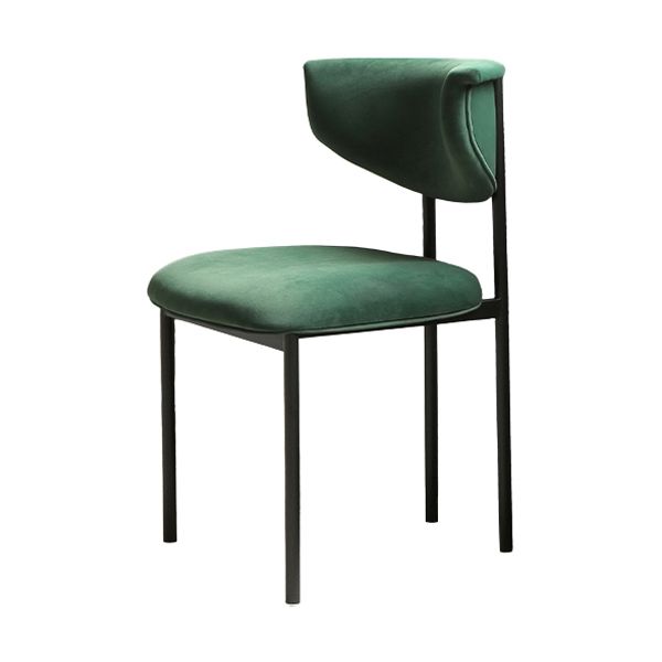Contemporary Open Back Upholstered Dining Side Chair for Home Clearhalo 'Dining Chairs' 'Dining Tables & Seating' 'dining_chair' 'furn' 'furn_dining_chair' 'Furniture' 'Kitchen & Dining Furniture' 1200x1200_1dd7db65-a5e8-4f5d-a37b-22add6f39c24