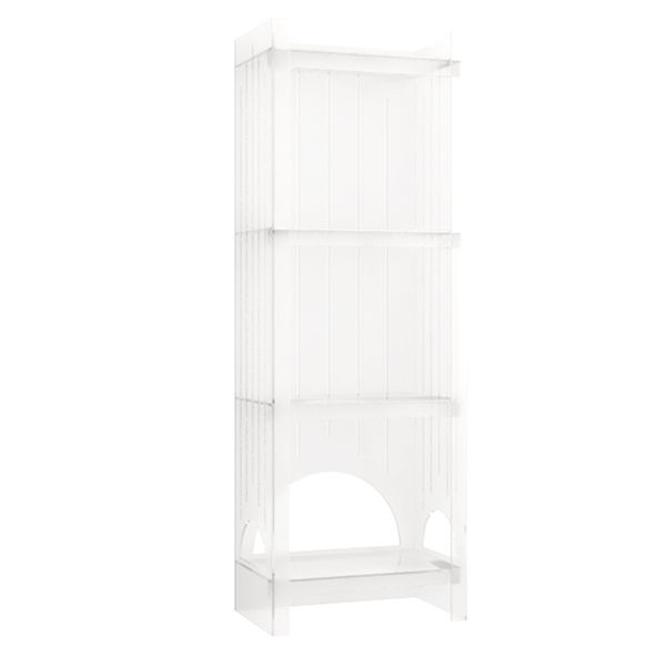 Acrylic Closed Back Storage Bookshelf Nordic Home Office Standard Bookcase Clearhalo 'Bookcases' 'furn' 'furn_bookcases' 'Furniture' 'Office Furniture' 1200x1200_1dd8c4c0-a0d0-4205-8256-d11b495d7d9f