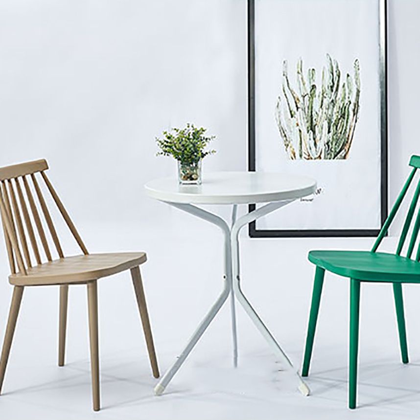 Scandinavian Slat Back Side Chair for Home Plastic Dining Armless Chair Clearhalo 'Dining Chairs' 'Dining Tables & Seating' 'dining_chair' 'furn' 'furn_dining_chair' 'Furniture' 'furniture_dining_chair' 'Kitchen & Dining Furniture' 1200x1200_1dd8f63b-923e-461f-b832-c84022079347