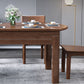 30.7''H Modern Brown Extendable Table Solid Wood Round Dining Table with 4 Legs Base Clearhalo ' dining_table' 'Dining Tables & Seating' 'Dining Tables' 'furn' 'furn_dining_table' 'Furniture' 'furniture_dining_table' 'Kitchen & Dining Furniture' 'kitchen&dining_furn' 'kitchen' 'kitchen_dining_table' 1200x1200_1ddb6ab4-8aa8-437c-be7a-b0f9d4e82d18