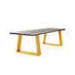 Rectangle Dining Table Pine Solid Wood Table Luxury with Double Pedestal Base Clearhalo ' dining_table' 'Dining Tables & Seating' 'Dining Tables' 'furn' 'furn_dining_table' 'Furniture' 'furniture_dining_table' 'Kitchen & Dining Furniture' 'kitchen&dining_furn' 'kitchen' 'kitchen_dining_table' 1200x1200_1ddc1a4e-9f01-4b39-b371-3cf99f880522