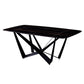 Modern Dining Set 1/4/5/7 Pcs Rectangle Dining Table with Wingback Chairs Clearhalo 'Dining Room Sets' 'Dining Tables & Seating' 'dining_room_set' 'furn' 'furn_dining_room_set' 'Furniture' 'Kitchen & Dining Furniture' 1200x1200_1dde49a4-23a3-4c3b-86cf-ee7f052fd4a4