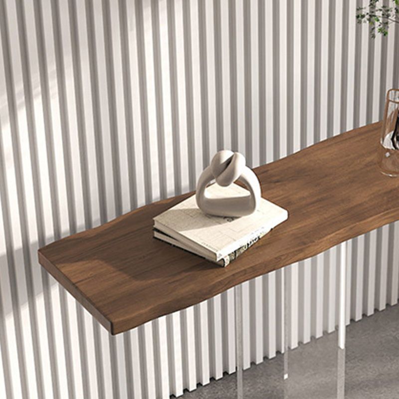 11,8 "W del tavolo della console rettangolo tavolo da estremità in legno massiccio contemporaneo