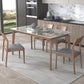 Sintered Stone Top Rectangle Table Medieval Modern Kitchen Table with 4 Legs Clearhalo ' dining_table' 'Dining Tables & Seating' 'Dining Tables' 'furn' 'furn_dining_table' 'Furniture' 'furniture_dining_table' 'Kitchen & Dining Furniture' 'kitchen&dining_furn' 'kitchen' 'kitchen_dining_table' 1200x1200_1de3c3ab-3e5d-49bc-a14b-b26121e54942
