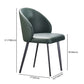 Minimalist Style Faux Leather Side Chair Upholstered Armless Dining Chairs for Home Clearhalo ' kitchen&dining_furn' 'Dining Chairs' 'Dining Tables & Seating' 'dining_chair' 'furn' 'furn_dining_chair' 'Furniture' 'furniture_dining_chair' 'Kitchen & Dining Furniture' 'kitchen' 1200x1200_1dec526b-84db-4c05-85ba-126e3ba9b7f7