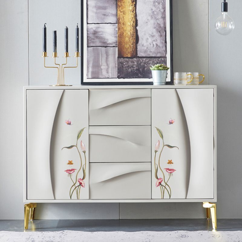 Classic Glam Horizontal Combo Dresser Wood Storage Chest Dresser for Bedroom Clearhalo 'Bedroom Furniture' 'Dressers & Chests' 'dressers_chests' 'furn' 'furn_dressers_chests' 'Furniture' 1200x1200_1dedb1dd-0ba8-416d-8b97-ecb8bf56b3e5