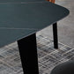 Stone Top Dining Table Contemporary Rectangle Table with 4 Legs in Black Clearhalo 'Dining Tables & Seating' 'Dining Tables' 'dining_table' 'furn' 'furn_dining_table' 'Furniture' 'furniture_dining_table' 'Kitchen & Dining Furniture' 'kitchen' 'kitchen_dining_table' 1200x1200_1dedffec-83fe-4976-941d-aa7df73ca8bf