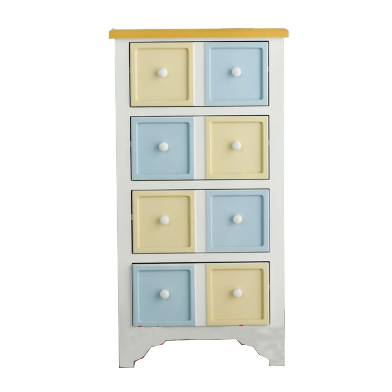 Cassetti 3/4 contemporanei cassa in legno, cassa di accento rettangolo