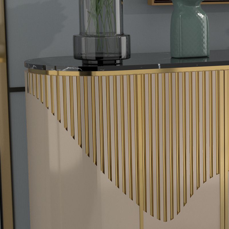 Sideboard in legno ingegnerizzato in fico in marmo in marmo per uso da cucina