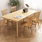 Rectangle Solid Wood Dining Table Modern Rubber Wood Table in Nature with 4 Legs Clearhalo ' dining_table' 'Dining Tables & Seating' 'Dining Tables' 'furn' 'furn_dining_table' 'Furniture' 'furniture_dining_table' 'Kitchen & Dining Furniture' 'kitchen&dining_furn' 'kitchen' 'kitchen_dining_table' 1200x1200_1df183f8-7561-443b-8fcd-ba86c907be88