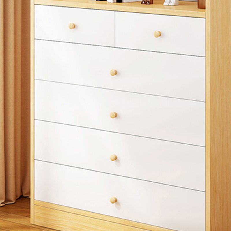 Contemporary Manufactured Wood Accent Cabinet Rectangle Storage Cabinet with Drawer Clearhalo 'Cabinets & Chests' 'cabinets_chests' 'furn' 'furn_cabinets_chests' 'Furniture' 'Living Room Furniture' 1200x1200_1df272ed-3935-455f-85cb-b86a93aedb79