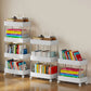 Modernes plastisches Bücherregal White Etagere vertikal offenes Regal Bücherregal