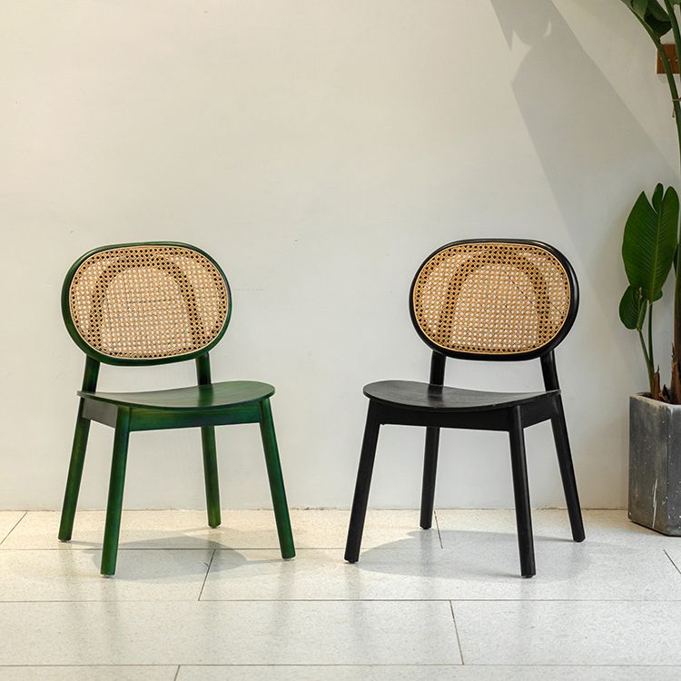 Traditional Dining Armless Chair Open Back Side Chair with Wooden Legs Clearhalo ' kitchen&dining_furn' 'Dining Chairs' 'Dining Tables & Seating' 'dining_chair' 'furn' 'furn_dining_chair' 'Furniture' 'furniture_dining_chair' 'Kitchen & Dining Furniture' 'kitchen' 1200x1200_1df91798-c2da-461c-8a38-f9d6a2862ef7