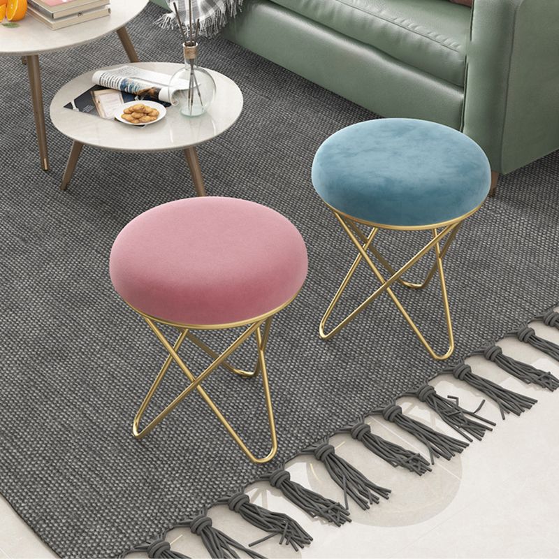 Modern Pink Standard Tear Resistant Velvet Standard Velvet for Living Room Clearhalo 'furn' 'furn_ottomans_poufs' 'Furniture' 'Living Room Furniture' 'Ottomans & Poufs' 'ottomans_poufs' 1200x1200_1df9964b-6515-4e9d-a5d3-d4d3f5ad6e11