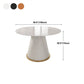 Traditional Luxury Dining Table Round Sintered Stone Table for Home Clearhalo 'Dining Tables & Seating' 'Dining Tables' 'dining_table' 'furn' 'furn_dining_table' 'Furniture' 'Kitchen & Dining Furniture' 1200x1200_1df9d1e2-51b6-4c00-b065-5178b640ccfc