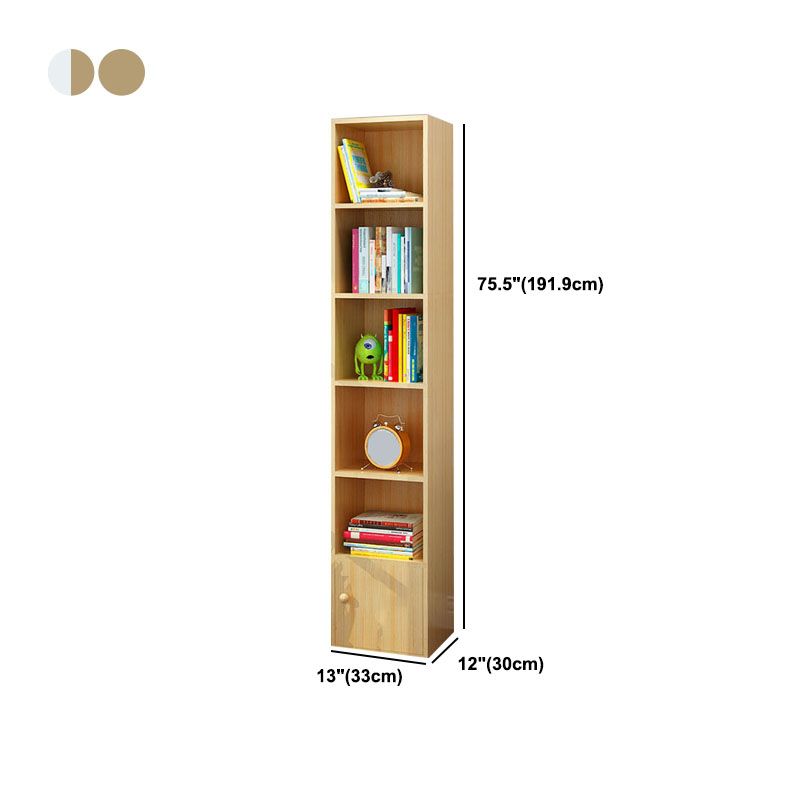 Libreria moderna a back -shelf -legno scaffale per la sala da studio