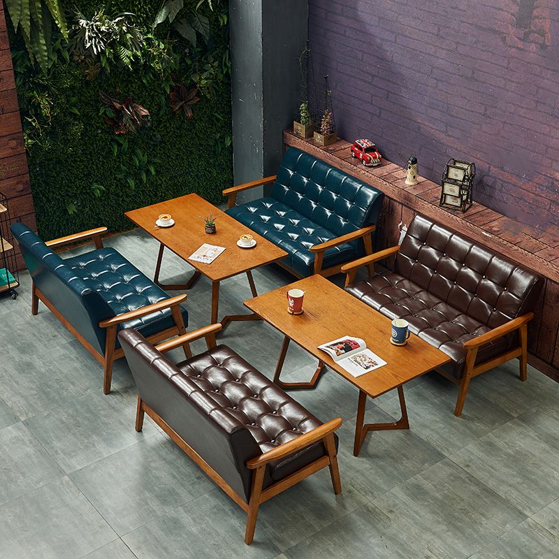 Industrial Style Dining Room Table Double Pedestal Table for Home Kitchen Dinner Clearhalo ' dining_table' 'Dining Tables & Seating' 'Dining Tables' 'furn' 'furn_dining_table' 'Furniture' 'furniture_dining_table' 'Kitchen & Dining Furniture' 'kitchen&dining_furn' 'kitchen' 'kitchen_dining_table' 1200x1200_1dfa4c81-f239-4fe2-b67a-7abdef7edac2