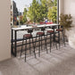 Modern Sintered Stone Bistro Bar Table Rectangle Metal Base Bar Table with Footrest Clearhalo 'Bar Furniture' 'Bar Tables' 'bar_tables' 'furn' 'furn_bar_tables' 'Furniture' 'Kitchen & Dining Furniture' 1200x1200_1dfab2b9-e45e-4e77-b35d-eae095ad5e0f