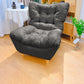 Scandinavian Upholstery Recliner Chair Solid Color Standard Recliner