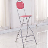 Taburetes de comedor contemporáneos taburetes de barra plegable baja con base de metal