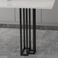 Industrial Black Steel Bar Dining Table White Stone Top Rectangle Indoor Bistro Table Clearhalo 'Bar Furniture' 'Bar Tables' 'bar_tables' 'furn' 'furn_bar_tables' 'Furniture' 'furniture_bar_tables' 'Kitchen & Dining Furniture' 1200x1200_1dfd6ce7-ff3f-4589-84c1-51472ad725f7
