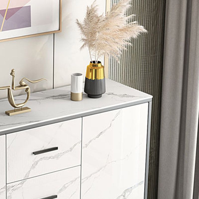 Sideboard in legno in legno in pietra in pietra con 2 porte