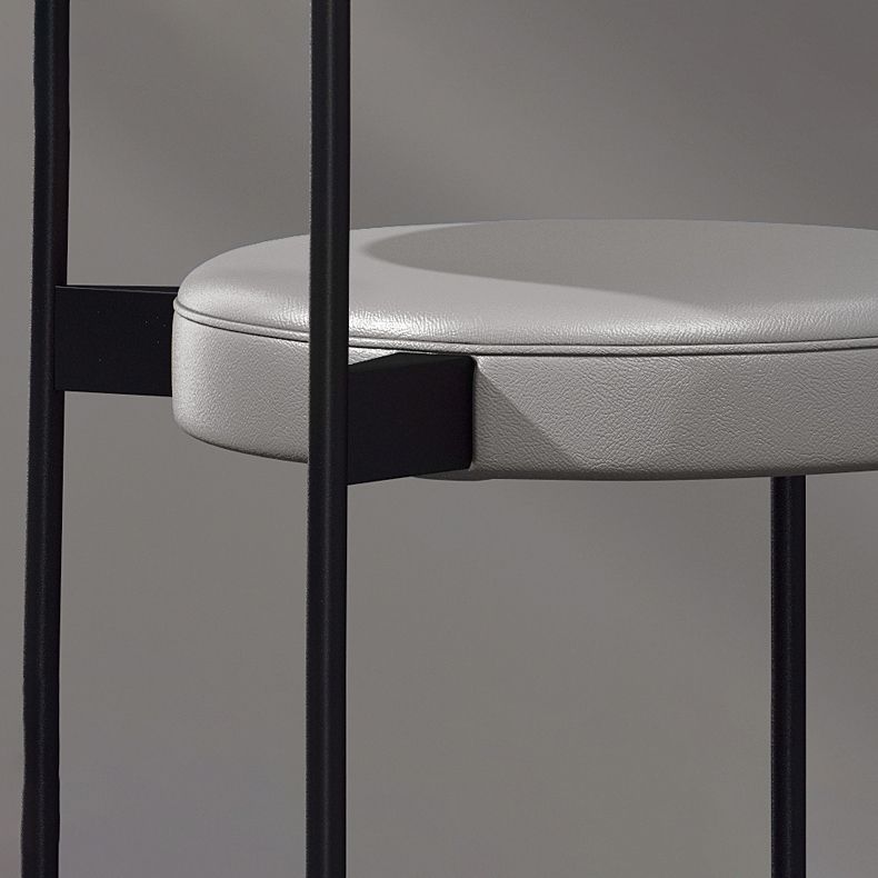 Modern Metal Dining Room Chairs Armless Open Back Dining Side Chair for Restaurant Clearhalo ' kitchen&dining_furn' 'Dining Chairs' 'Dining Tables & Seating' 'dining_chair' 'furn' 'furn_dining_chair' 'Furniture' 'furniture_dining_chair' 'Kitchen & Dining Furniture' 'kitchen' 1200x1200_1e00460b-442d-4729-9fd6-f128215fe442