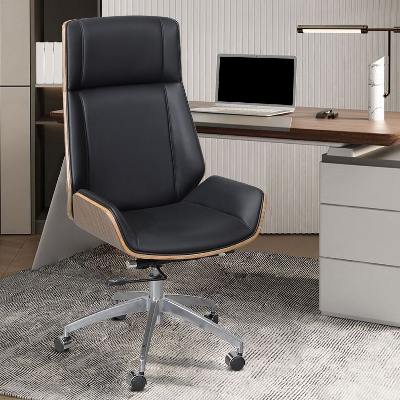 Armless Upholstered Office Chair Modern Slide High Back Management Chair Clearhalo 'furn' 'furn_office_chair' 'Furniture' 'Office Chairs' 'Office Furniture' 'office_chair' 1200x1200_1e00c74d-8540-439a-a495-ed27d893349d
