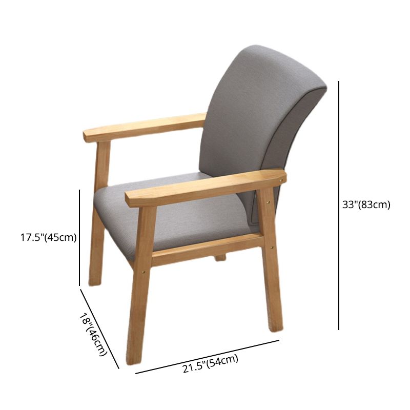 Wooden Contemporary Style Dining Arm Chair Indoor Kitchen Side Chairs of 18'' Wide Clearhalo ' kitchen&dining_furn' 'Dining Chairs' 'Dining Tables & Seating' 'dining_chair' 'furn' 'furn_dining_chair' 'Furniture' 'furniture_dining_chair' 'Kitchen & Dining Furniture' 'kitchen' 1200x1200_1e03b2a8-f5ee-46df-b3fe-f7b601fbfd2d