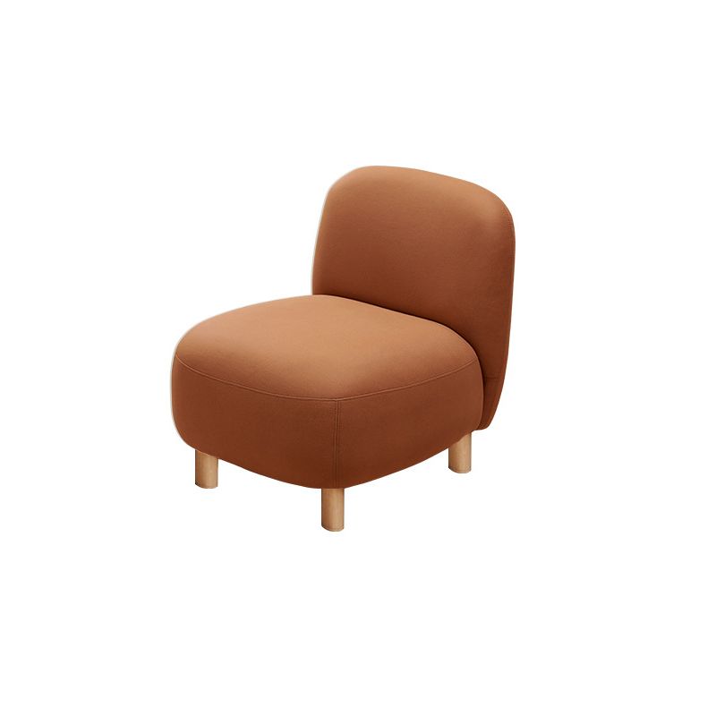 Cushioned Backrest Sponge Padded Fabric Beige/orange/dark Green Sofa Clearhalo 'furn' 'furn_sofas' 'Furniture' 'furniture_sofas' 'kitchen' 'kitchen_sofas' 'Living Room Furniture' 'Sofa' 'sofas' 1200x1200_1e0508ce-4699-4530-90a0-ea6a2ca73fcb