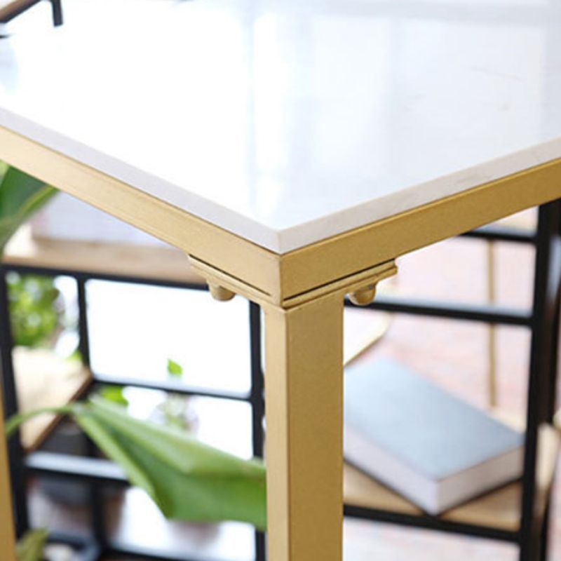 Stone Bar Dining Table Glam Rectangle Bar Table with Trestle for Milk Tea Shop Clearhalo 'Bar Furniture' 'Bar Tables' 'bar_tables' 'furn' 'furn_bar_tables' 'Furniture' 'furniture_bar_tables' 'Kitchen & Dining Furniture' 1200x1200_1e071abb-7d0a-491e-aa55-3830f857c875
