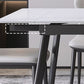 Moderne eettafel Uitschuifbare rechthoekige eettafel voor eetkamer