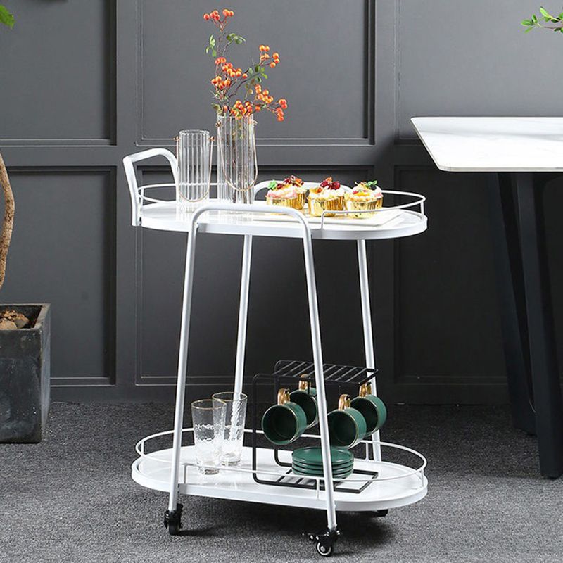 Tavolo da preparazione ovale contemporaneo tavolo da preparazione in metallo per cucina