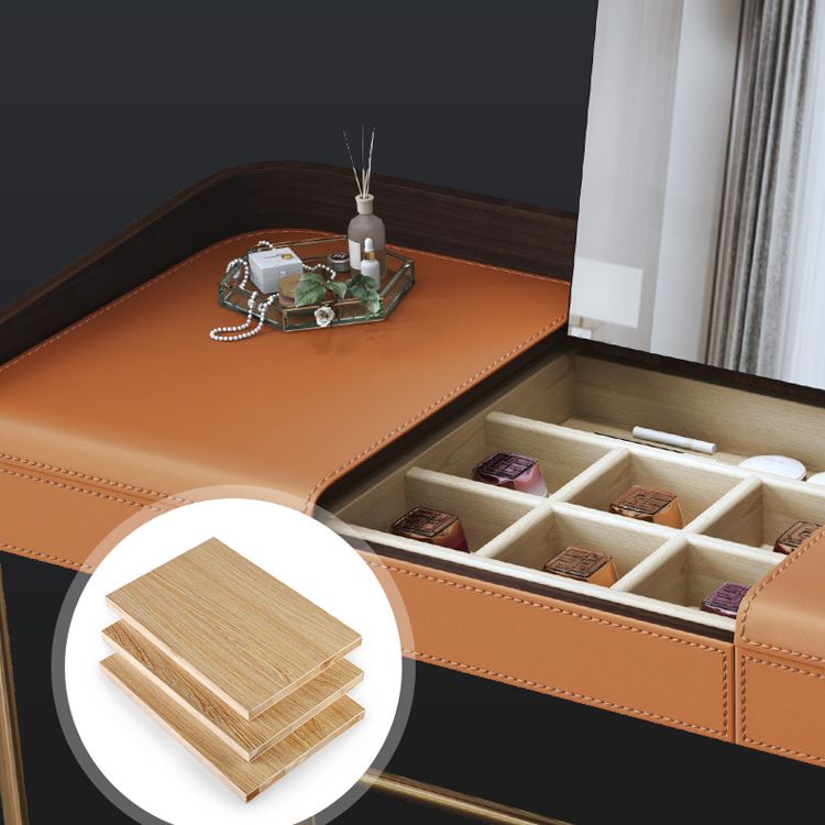 Glam da 17,72 "vanità per trucco in legno con 2 cassetti per la camera da letto