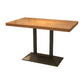 Eettafel in industriële stijl Massief houten eettafel voor eetkamer